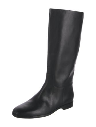 Vince Leather Riding Boots