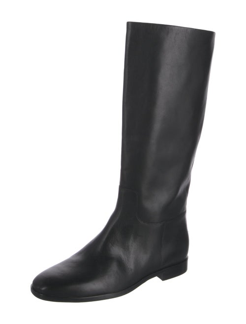Vince Leather Riding Boots