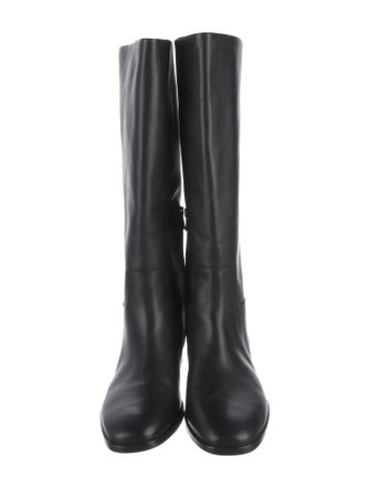Vince Leather Riding Boots