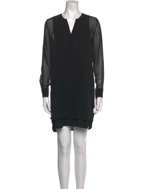 Vince V-Neck Mini Dress