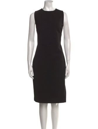 Vince Crew Neck Midi Length Dress