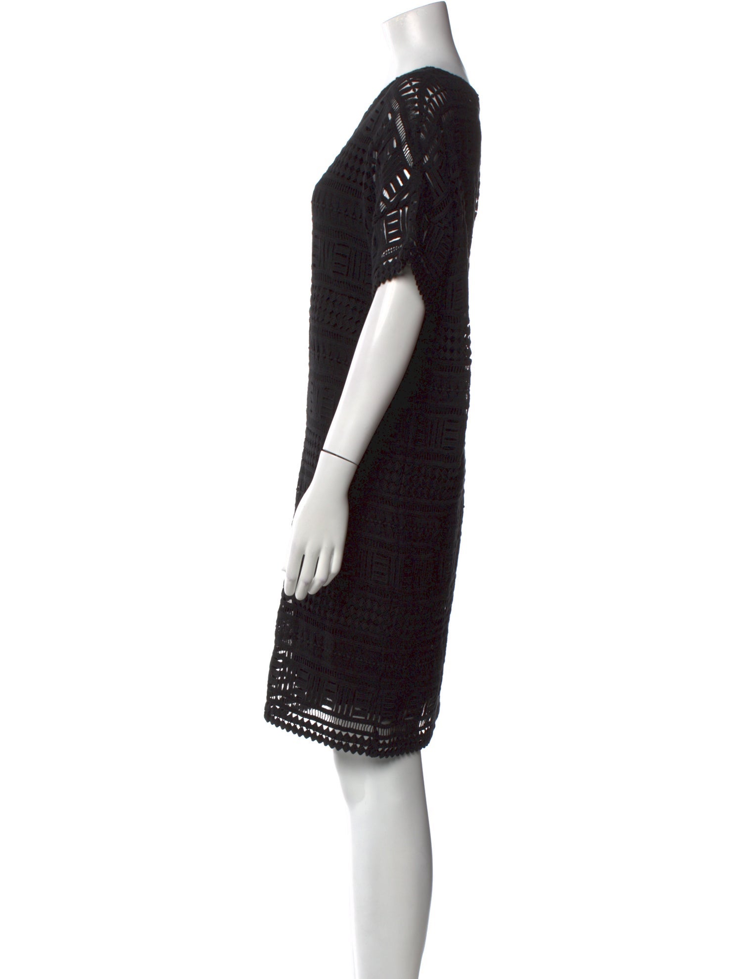 Vince Scoop Neck Mini Dress