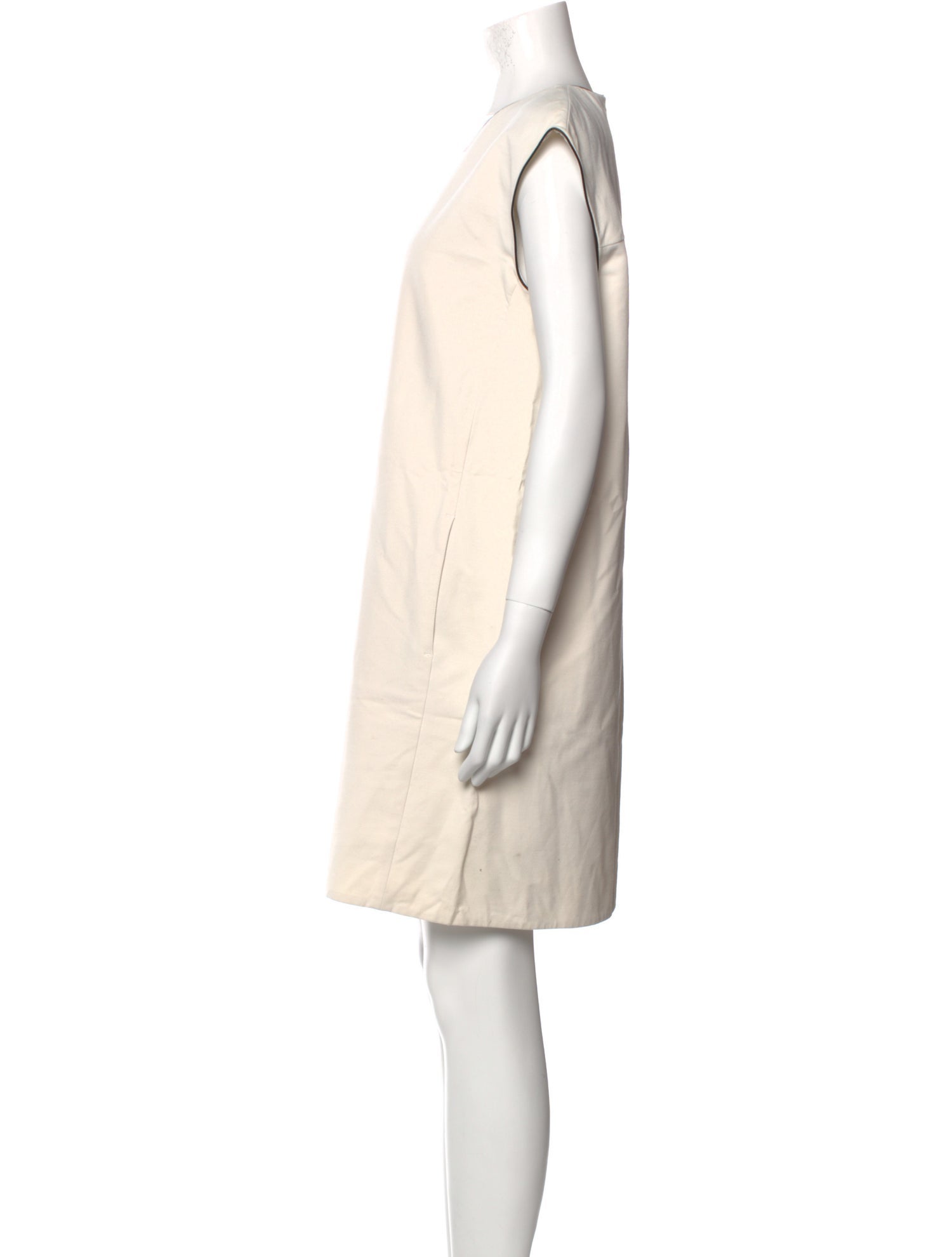 Vince Crew Neck Mini Dress