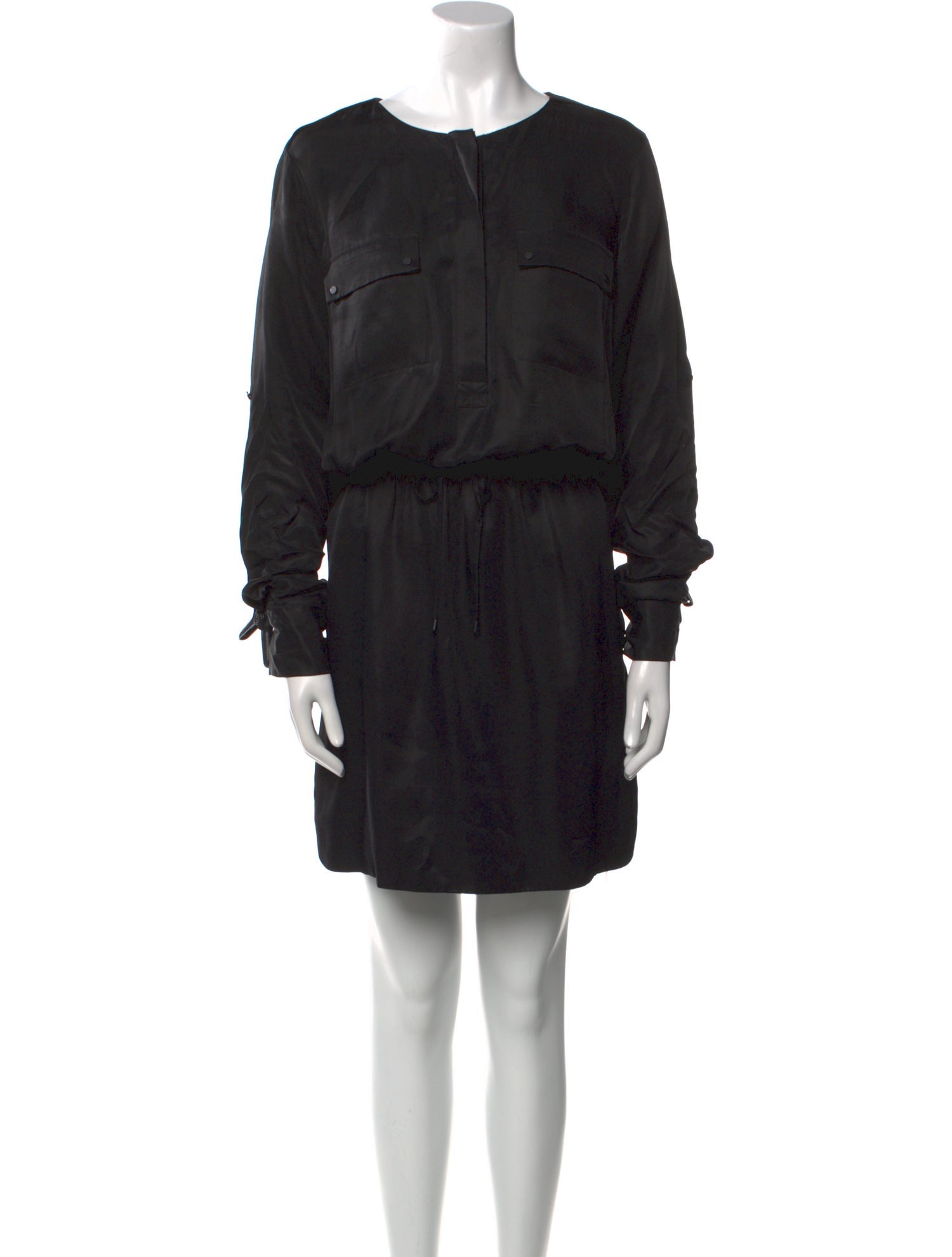 Vince Crew Neck Knee-Length Dress