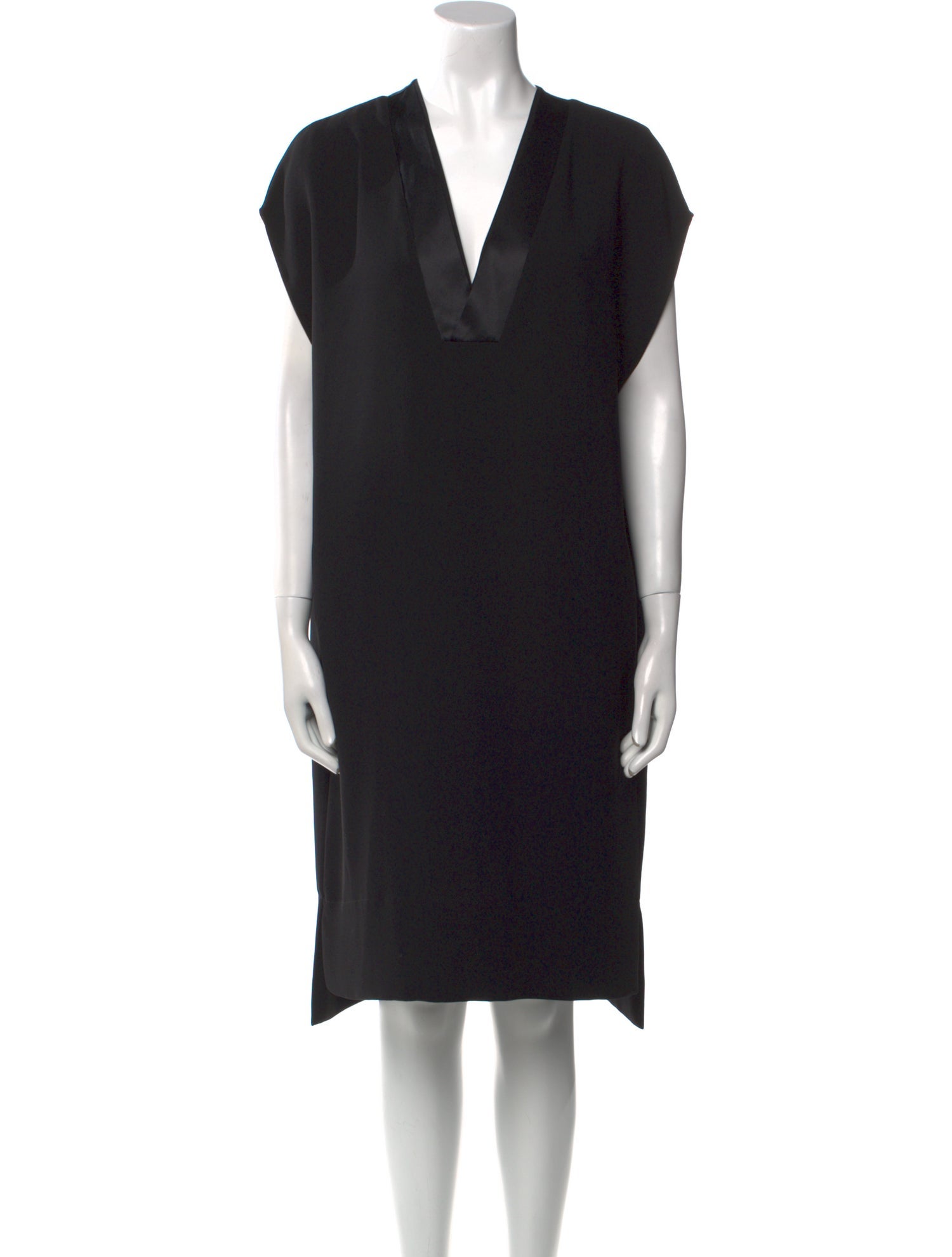 Vince V-Neck Midi Length Dress