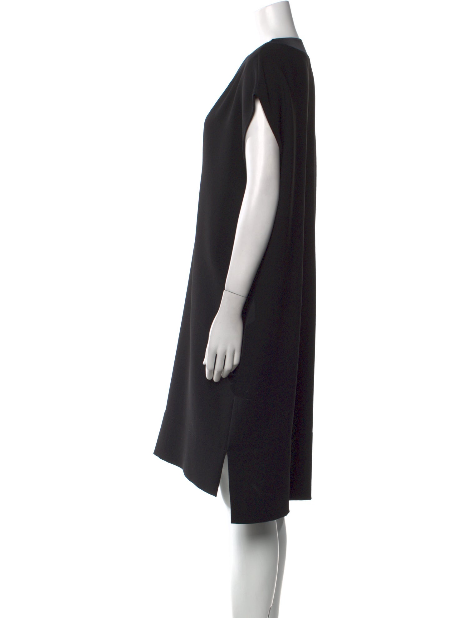 Vince V-Neck Midi Length Dress