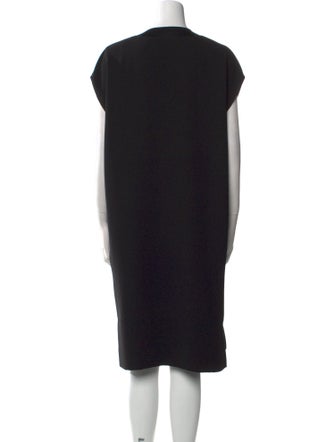 Vince V-Neck Midi Length Dress
