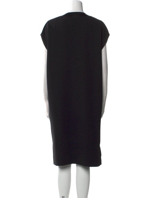 Vince V-Neck Midi Length Dress