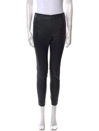 Vince Leather Skinny Leg Pants
