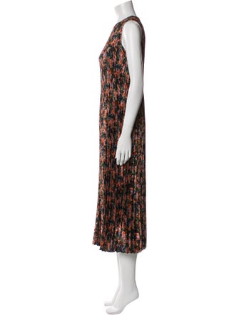 Vince Printed Midi Length Dress