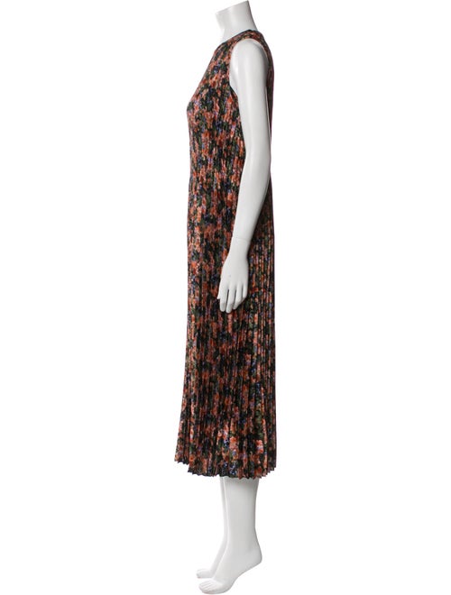 Vince Printed Midi Length Dress