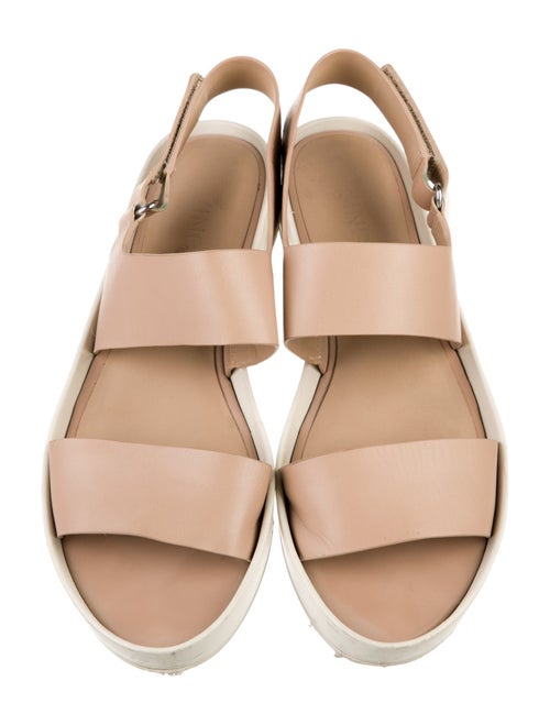 Vince Leather Slingback Sandals