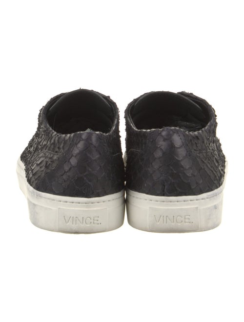 Vince Leather Animal Print Oxfords