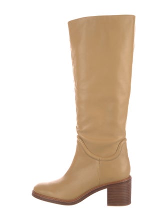 Vince Leather Riding Boots