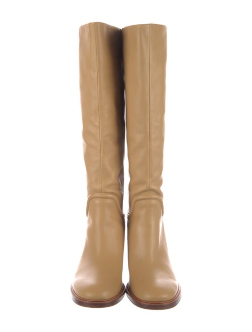 Vince Leather Riding Boots