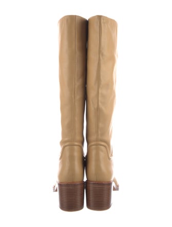 Vince Leather Riding Boots