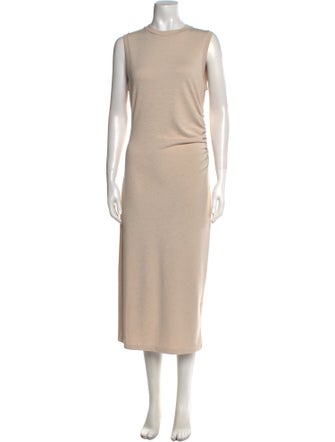 Vince Crew Neck Midi Length Dress