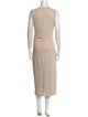 Vince Crew Neck Midi Length Dress