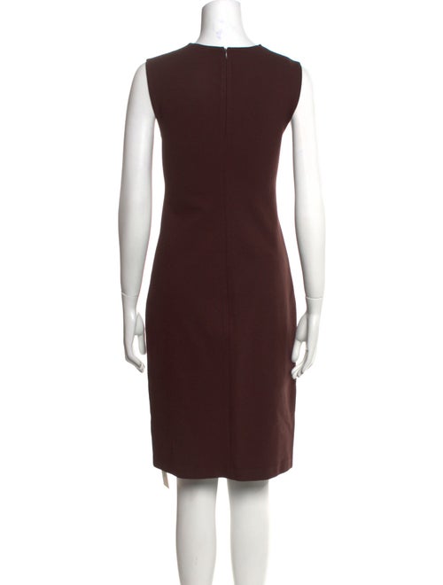 Vince V-Neck Knee-Length Dress