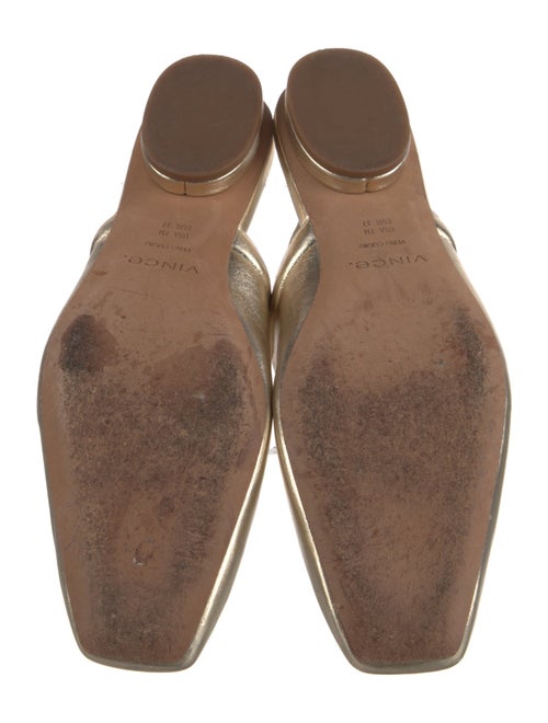 Vince Leather Slingback Flats