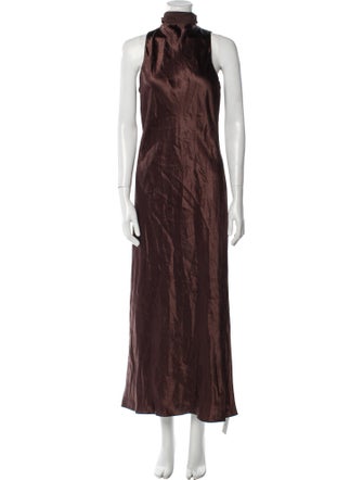 Vince Turtleneck Long Dress