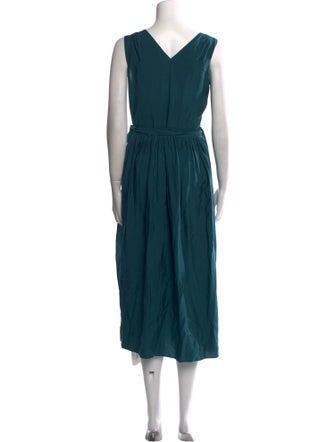 Vince V-Neck Long Dress