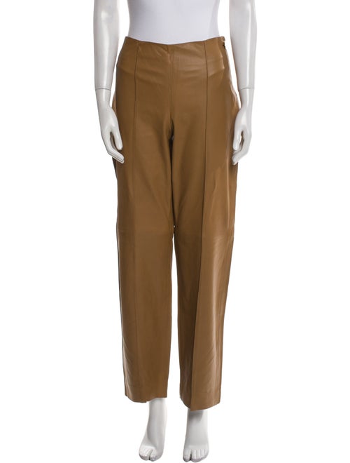 Vince Leather Wide Leg Pants