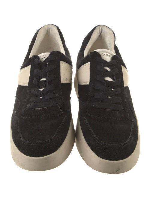 Vince Suede Colorblock Pattern Sneakers