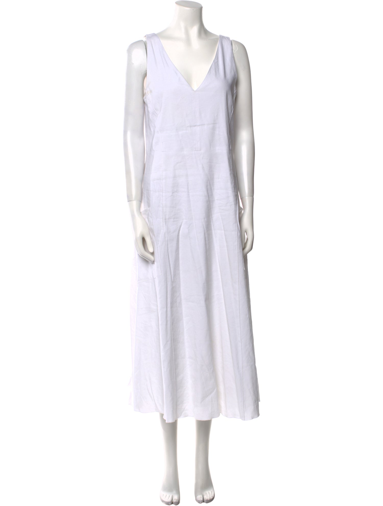 Vince V-Neck Long Dress