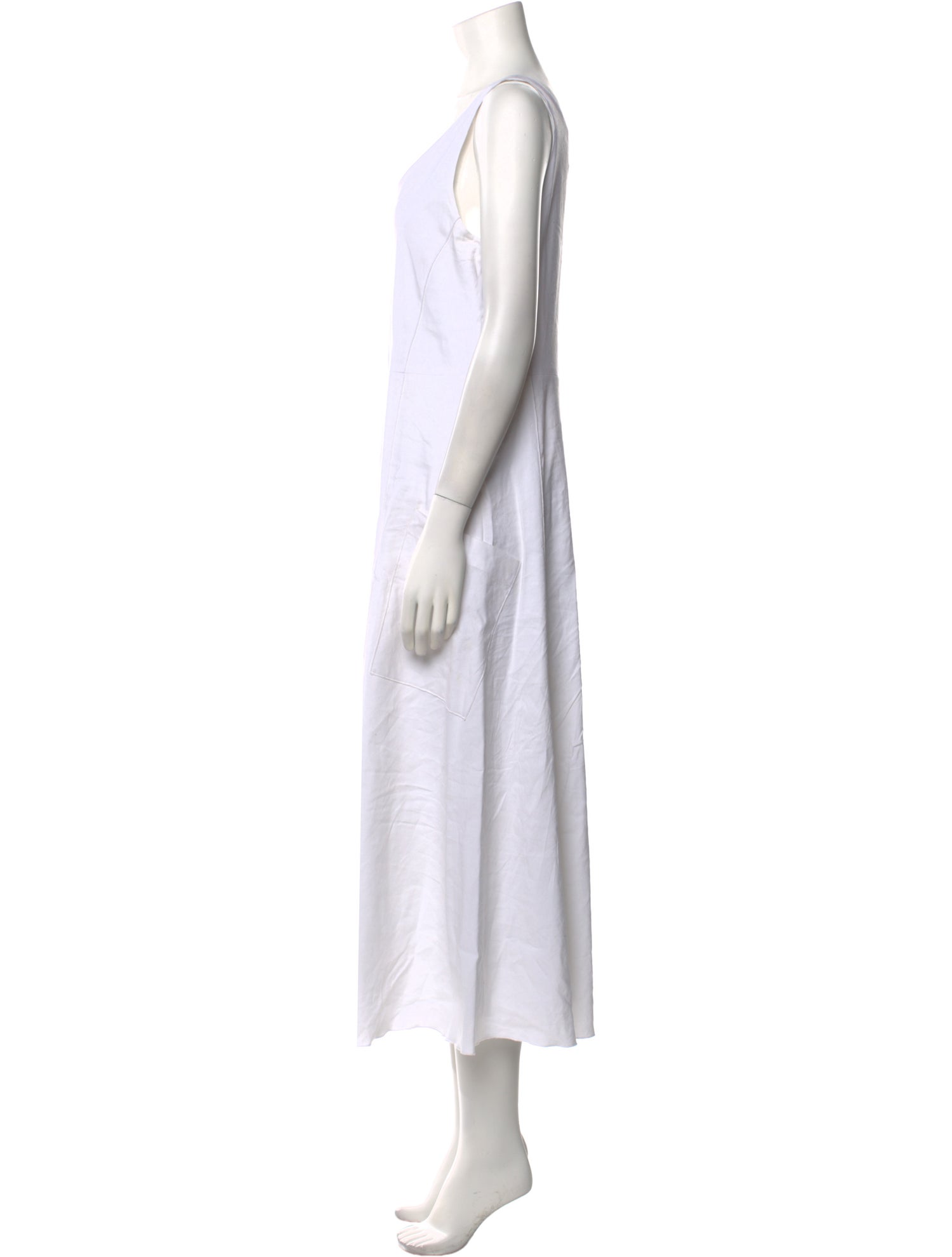 Vince V-Neck Long Dress