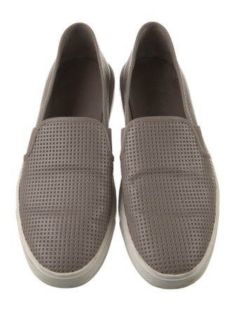 Vince Leather Colorblock Pattern Sneakers