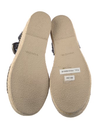 Vince Leather Espadrilles