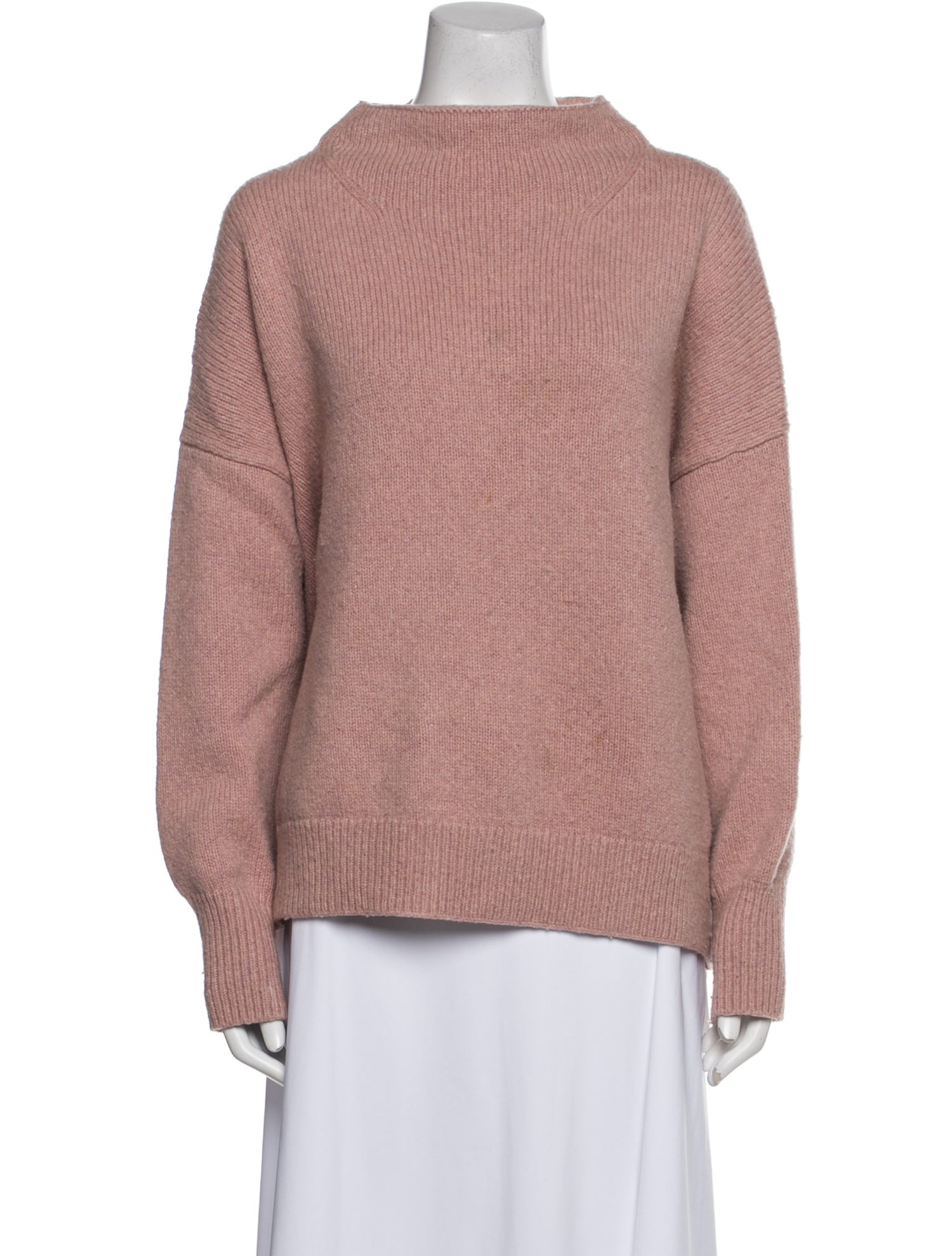 Vince Merino Wool Mock Neck Sweater