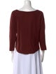 Vince Wool Bateau Neckline Sweater