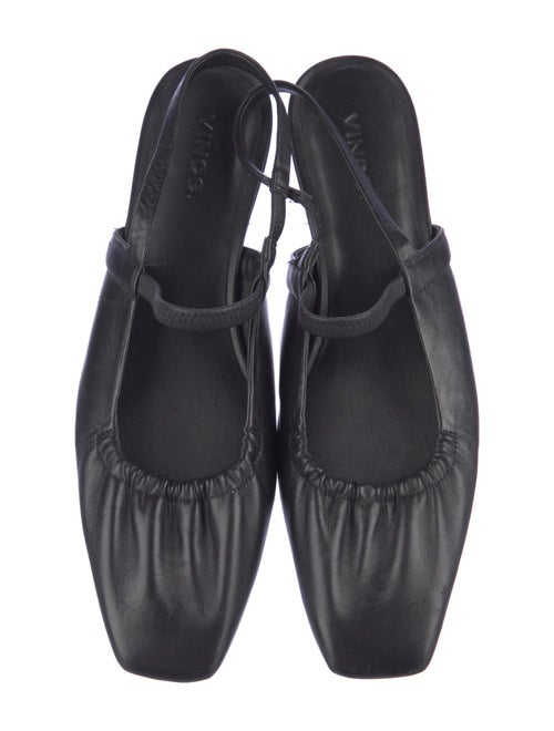 Vince Leather Slingback Flats