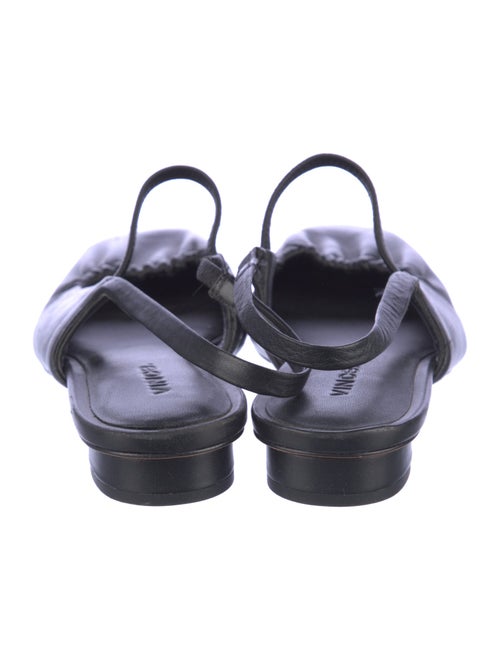 Vince Leather Slingback Flats