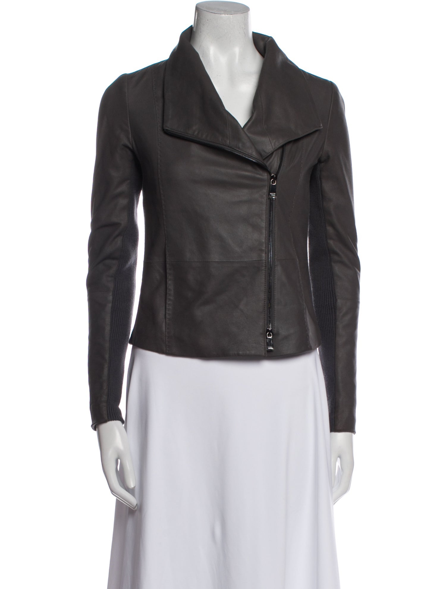Vince Goat Leather Biker Jacket