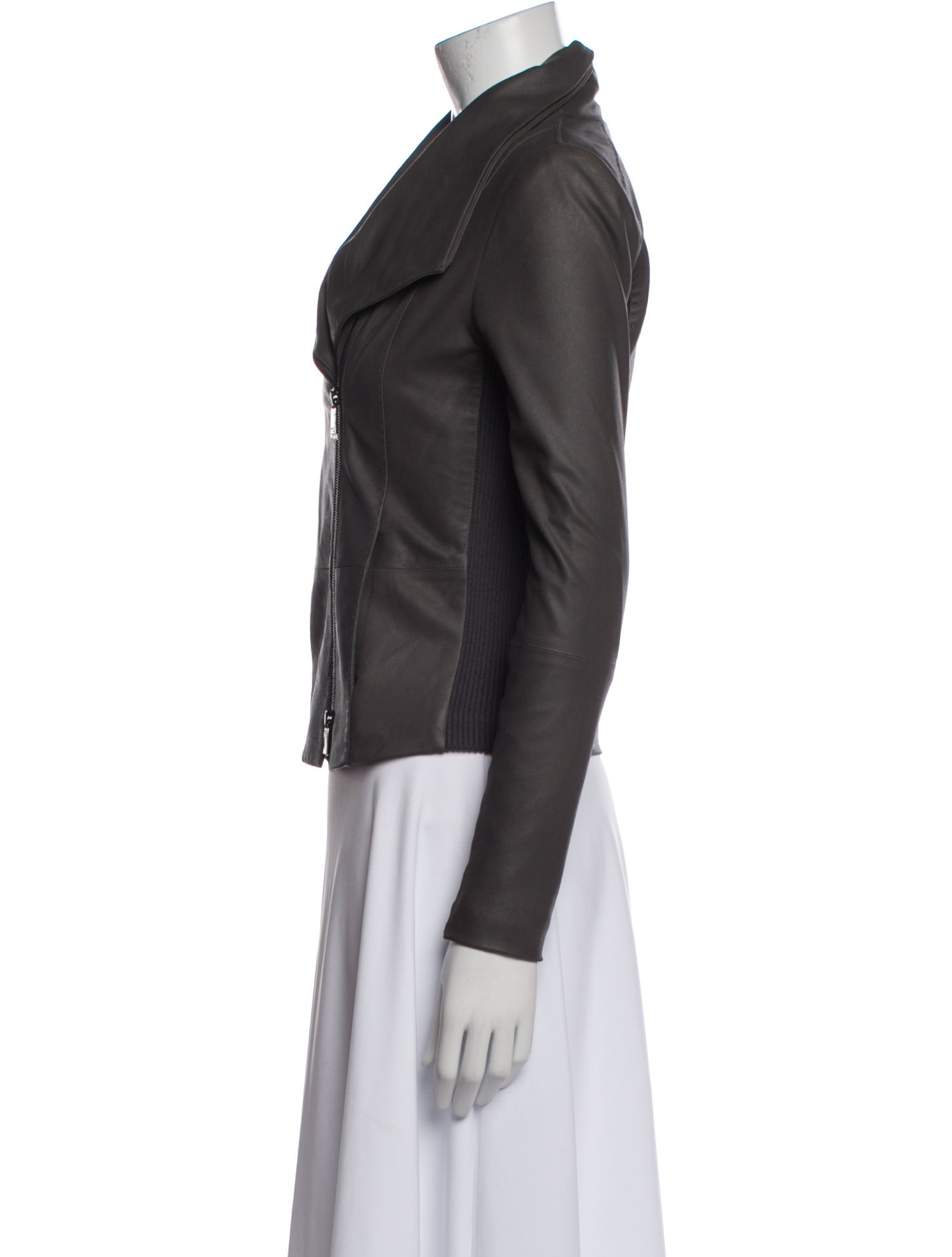 Vince Goat Leather Biker Jacket