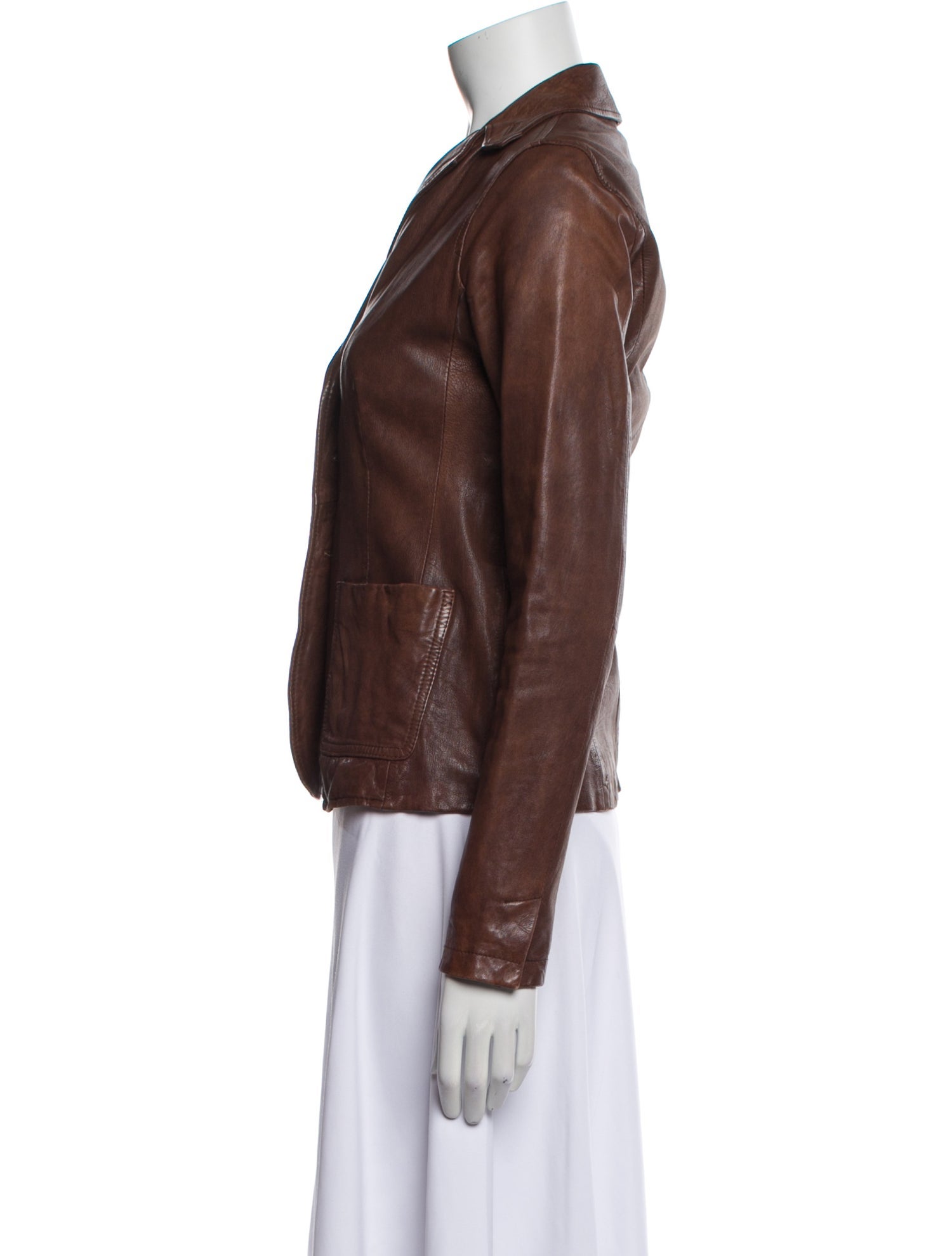 Vince Leather Blazer