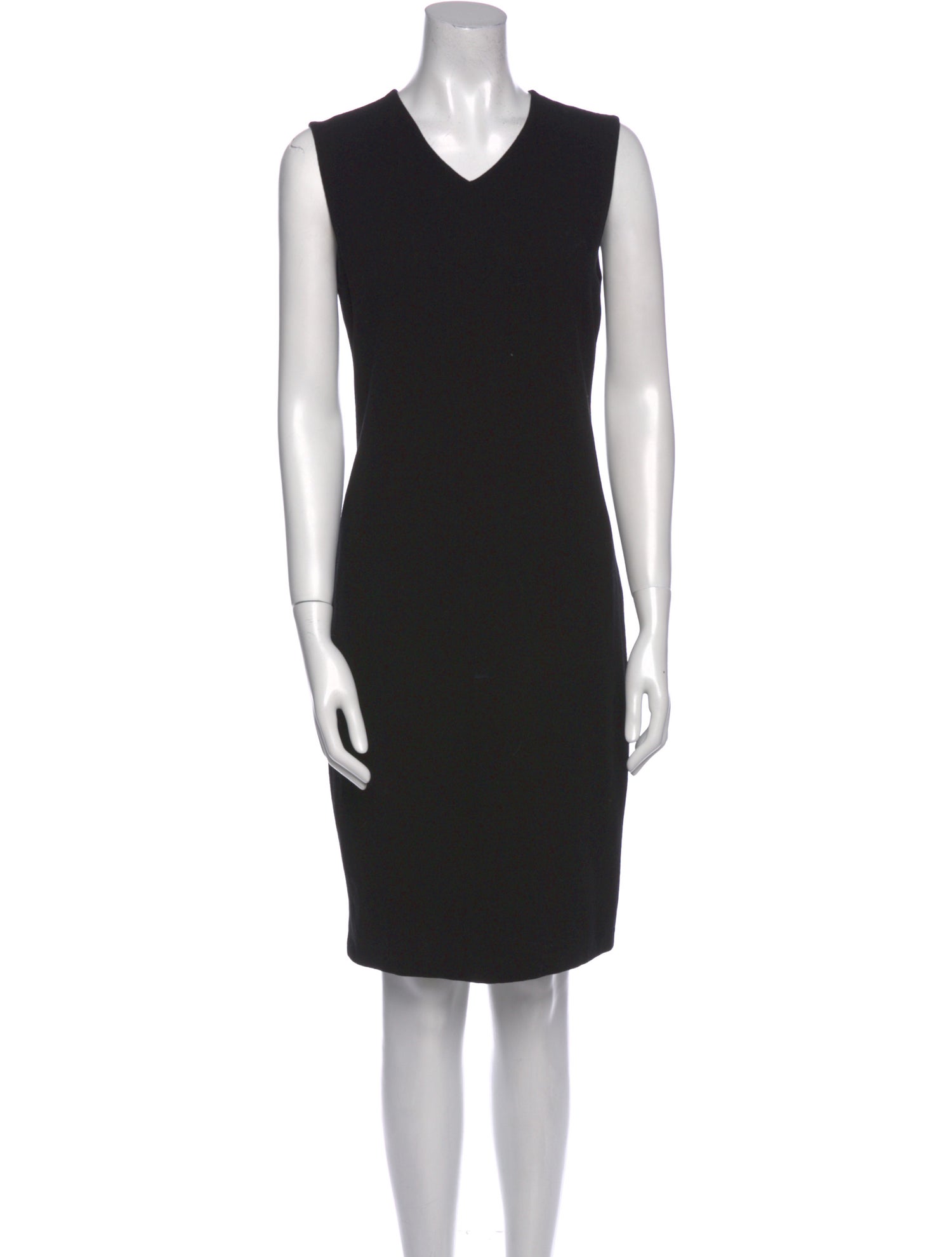 Vince V-Neck Knee-Length Dress