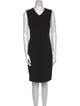 Vince V-Neck Knee-Length Dress