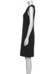 Vince V-Neck Knee-Length Dress