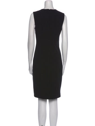 Vince V-Neck Knee-Length Dress