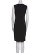 Vince V-Neck Knee-Length Dress