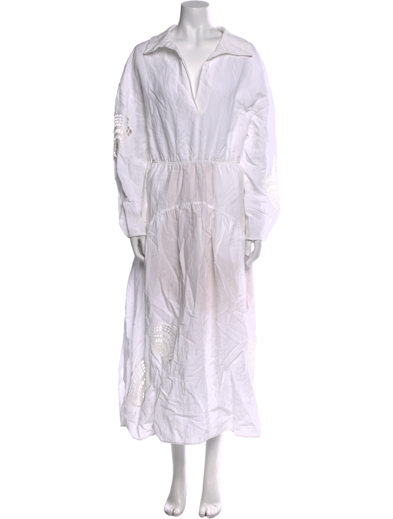 Vince V-Neck Long Dress