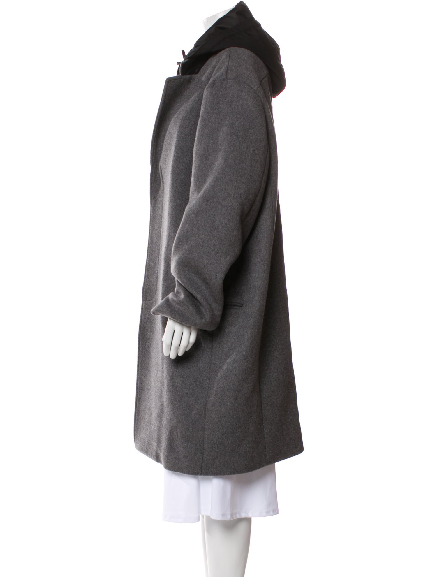 Vince Wool Faux Fur Coat