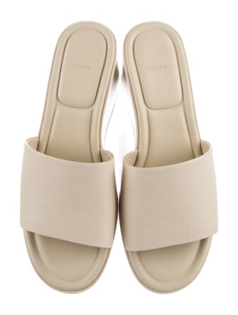 Vince Leather Slides