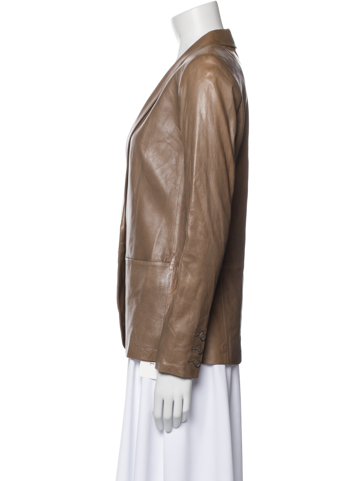 Vince Leather Blazer