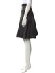 Vince Lamb Leather Knee-Length Skirt
