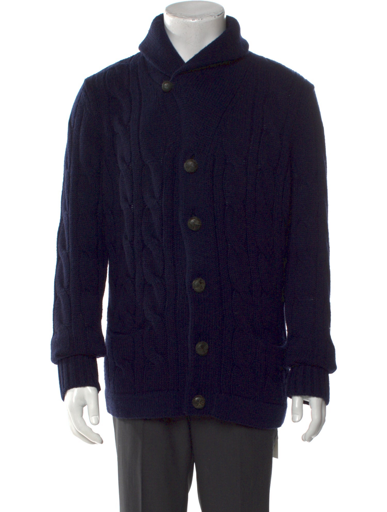 Vince Collar Long Sleeve Cardigan